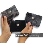 جاکارتی چرمی اکاردئونی اسپورت چرم طبیعی | کد L-A-1009