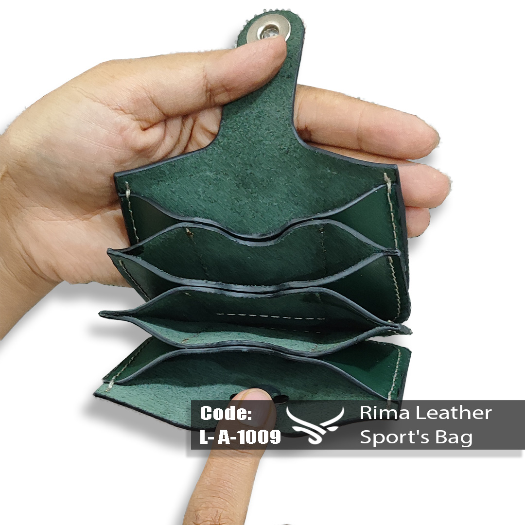 جاکارتی چرمی اکاردئونی اسپورت چرم طبیعی | کد L-A-1009
