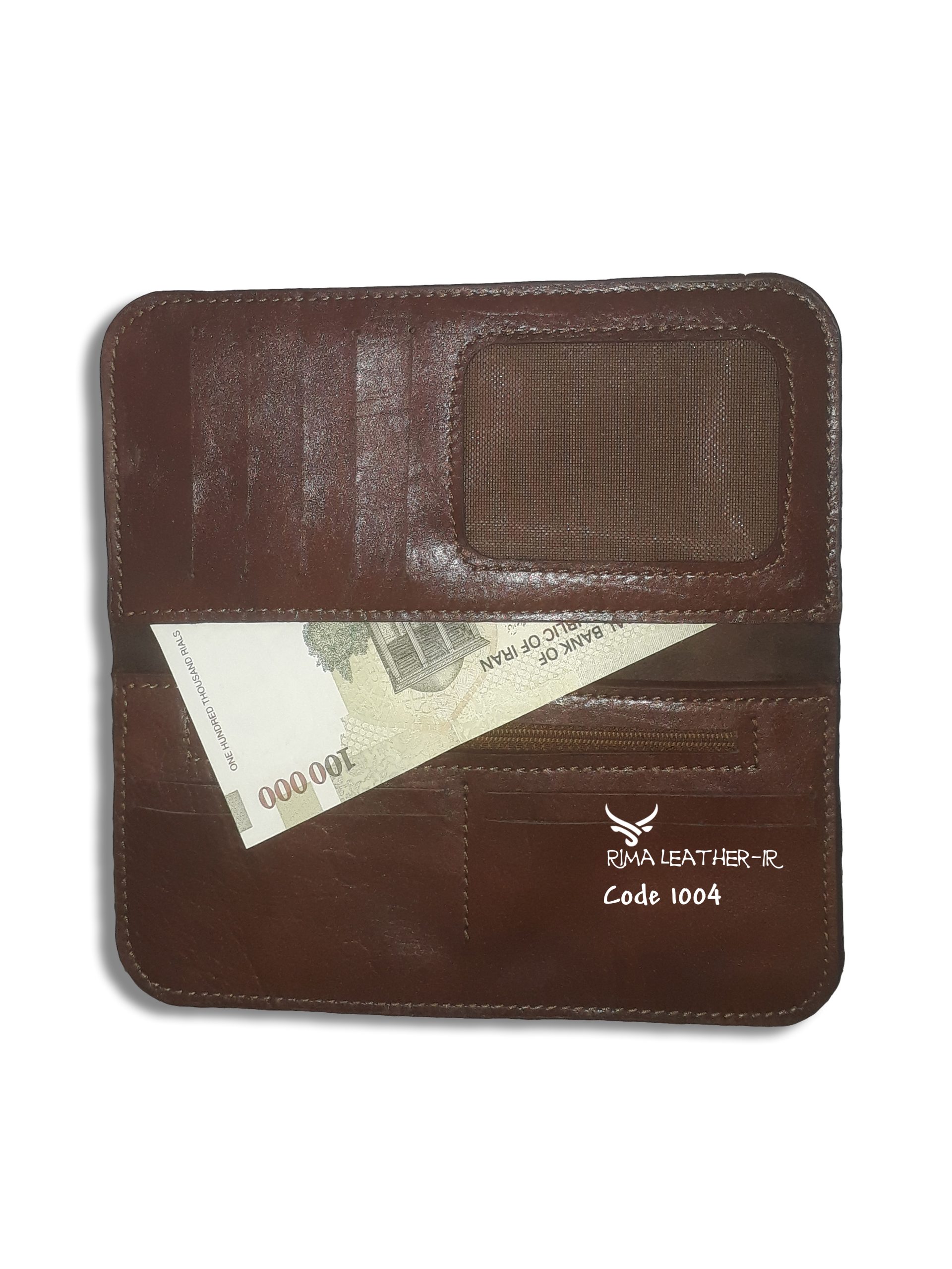 کیف پول کتی مردانه چرم طبیعی | کد L-A-1004 - Image 4