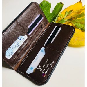 کیف پول چرمی کتی مردانه چرم طبیعی | کد L-A-1010