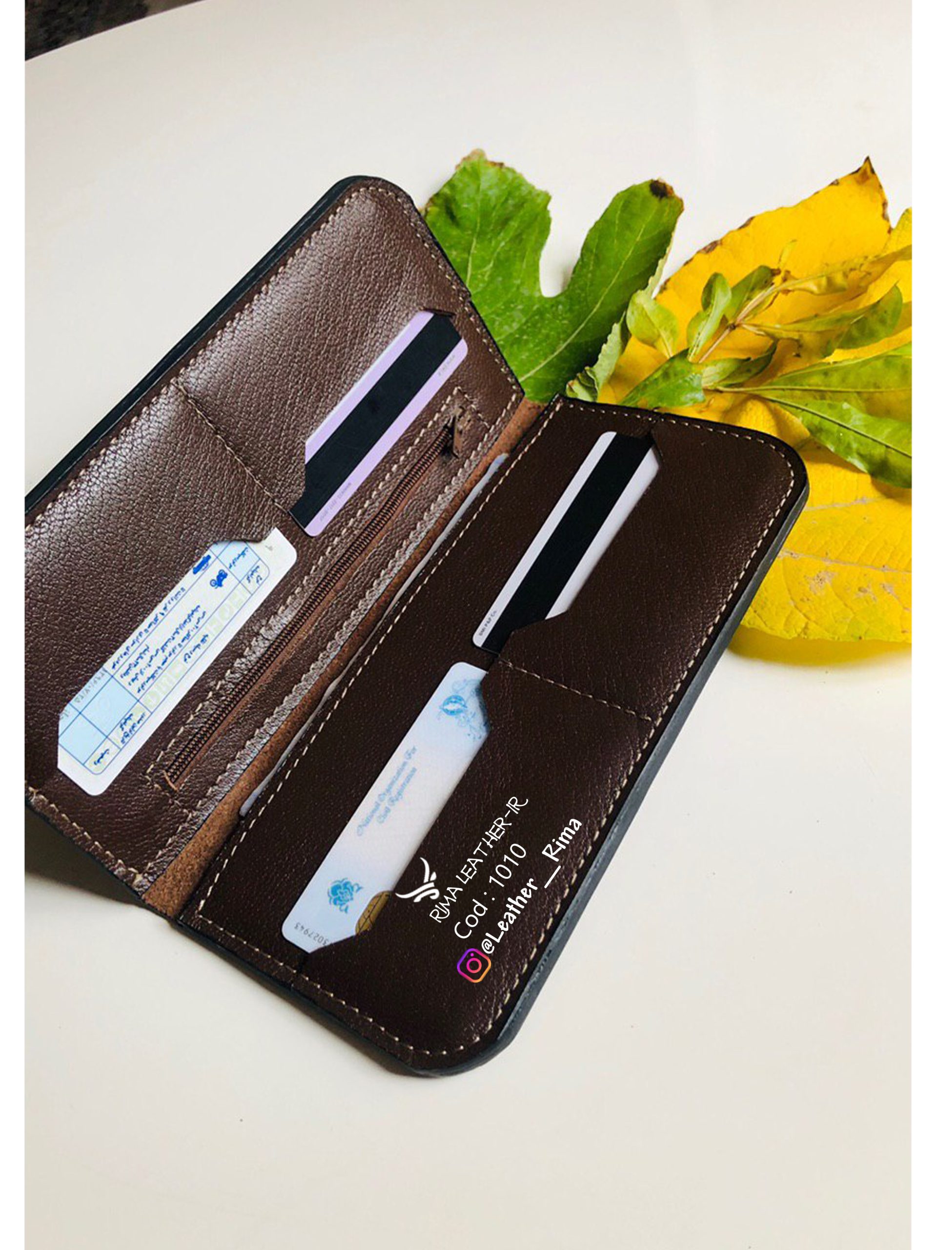 کیف پول چرمی کتی مردانه چرم طبیعی | کد L-A-1010