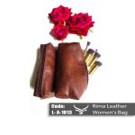 کیف لوازم آرایش زنانه چرم طبیعی | کد L-A-1013