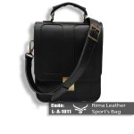 کیف دوشی اداری اسپرت چرم طبیعی گاوی | کد L-A-1011