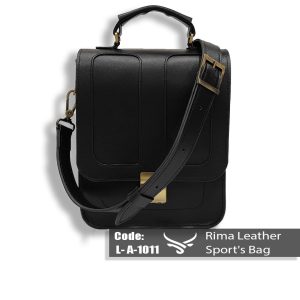 کیف دوشی اداری اسپرت چرم طبیعی گاوی | کد L-A-1011