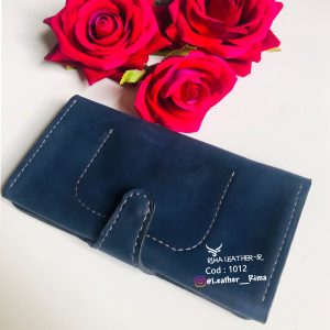 کیف پول کتی مردانه چرم طبیعی | کد L-A-1012