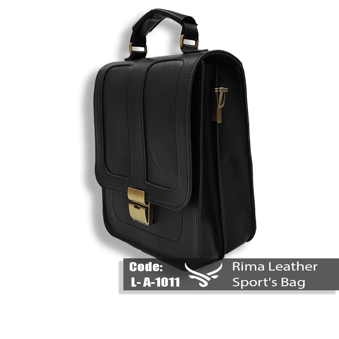 کیف دوشی اداری اسپرت چرم طبیعی گاوی | کد L-A-1011