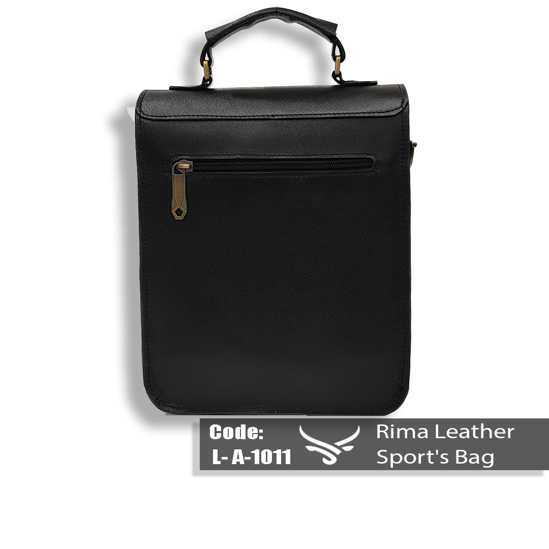 کیف دوشی اداری اسپرت چرم طبیعی گاوی | کد L-A-1011