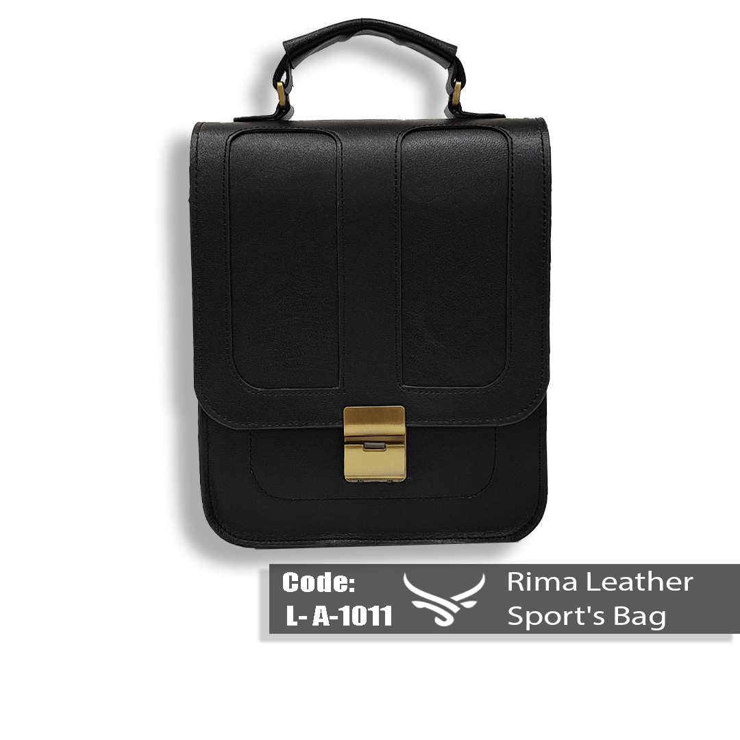 کیف دوشی اداری اسپرت چرم طبیعی گاوی | کد L-A-1011